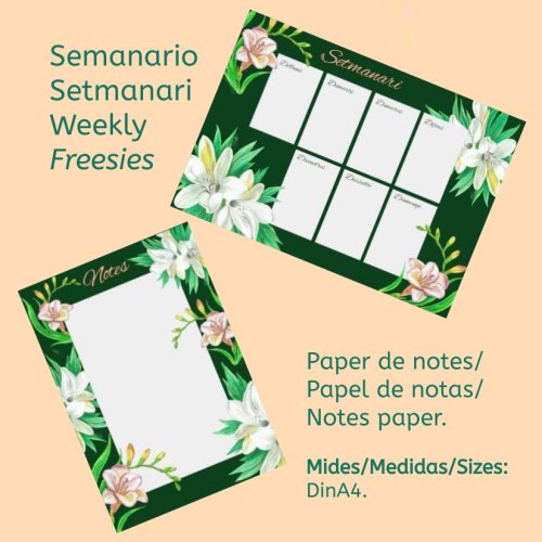 Notes paper and weekly