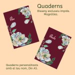 Quaderns personalitzats amb un nom