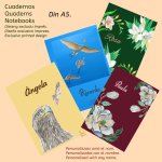 Personalized notebooks with a name