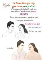 Order custom couple portraits