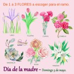 RAMO de flores personalizado - Día de la madre. 