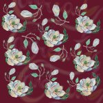 Estampats de magnòlies / Estampados de magnolias / Magnolia floral patterns (Digital)